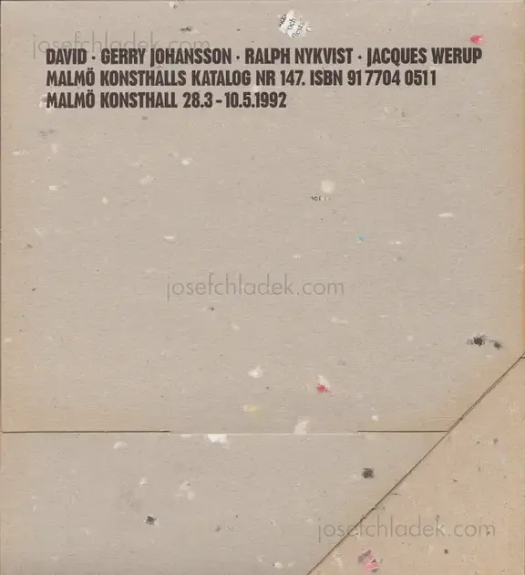 Cover of Gerry Johansson - Från Skåne