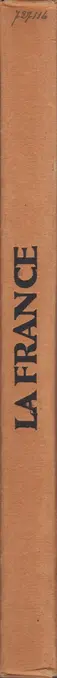 Book spine: Martin Hürlimann - La France - Architecture et Paysages      .