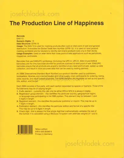 Cover of Christopher Williams - The Production Line of Happiness