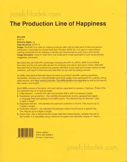 Cover of Christopher Williams - The Production Line of Happiness