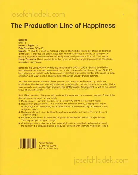 Cover of Christopher Williams - The Production Line of Happiness