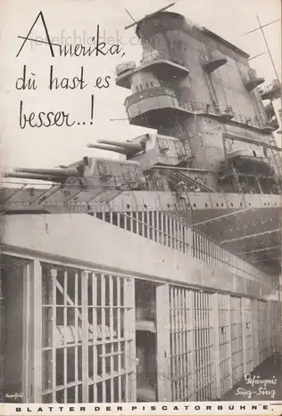 Cover of Blätter der Piscatorbühne - Amerika, Du hast es besser!
