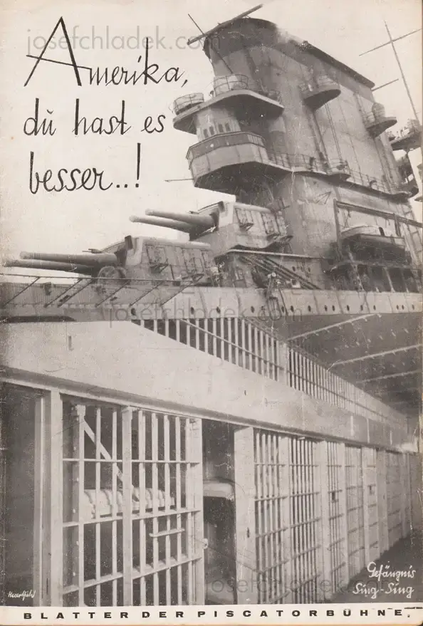 Cover of Blätter der Piscatorbühne - Amerika, Du hast es besser!