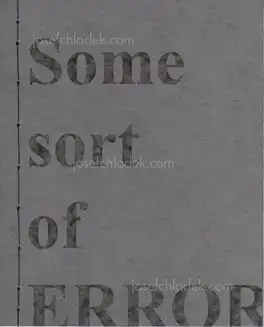 Cover of Luisa Hübner - Some sort of ERROR