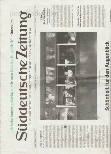 Robert Frank | Books and Film, 1947-2014 - Sonderausgabe der Süddeutschen Zeitung Robert Frank | Books and Film, 1947-2014 - Sonderausgabe der Süddeutschen Zeitung