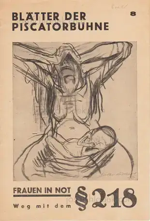 Cover of Blätter der Piscatorbühne - Frauen in Not §218