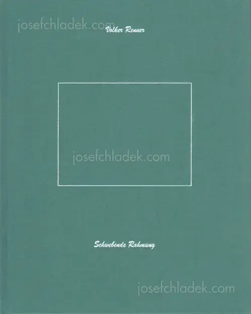Cover of Volker Renner - Schwebende Rahmung