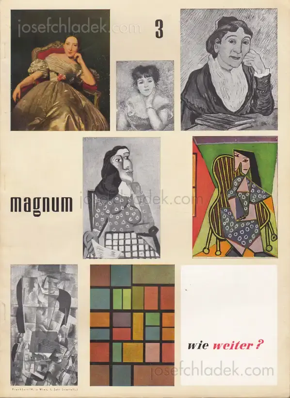 Cover of magnum – die Zeitschrift für das moderne Leben, Nummer 3, 1954 - "Wie weiter?"