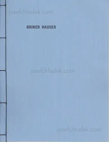 Cover of Timothy Briner & Thomas Hauser - BRINER HAUSER