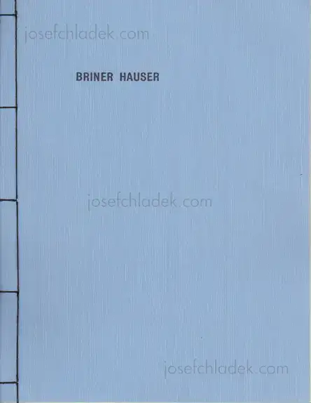 Cover of Timothy Briner & Thomas Hauser - BRINER HAUSER