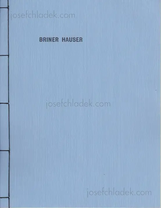Cover of Timothy Briner & Thomas Hauser - BRINER HAUSER