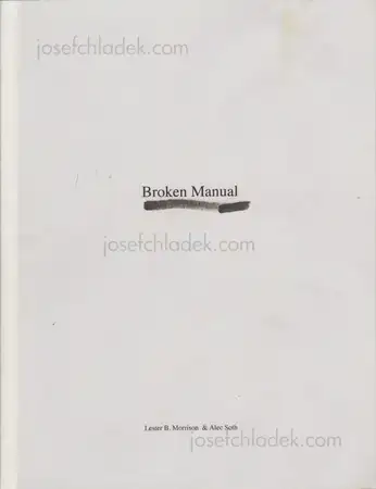 Cover of Alec Soth - Broken Manual