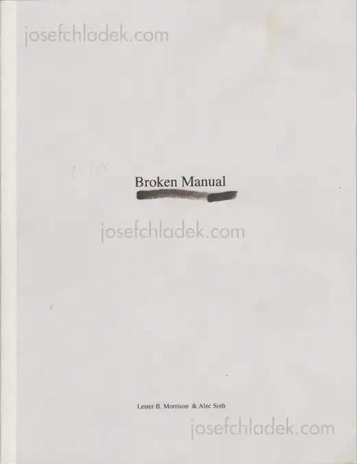 Cover of Alec Soth - Broken Manual
