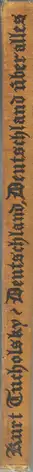 Book spine: Kurt Tucholsky/John Heartfield - Deutschland, Deutschland über alles