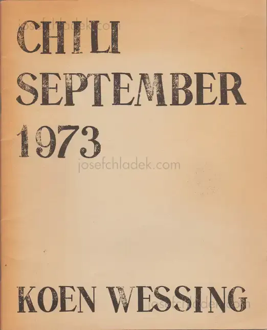 Cover of Koen Wessing - Chili September 1973