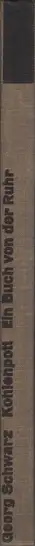 Book spine: Georg Schwarz - Kohlenpott 