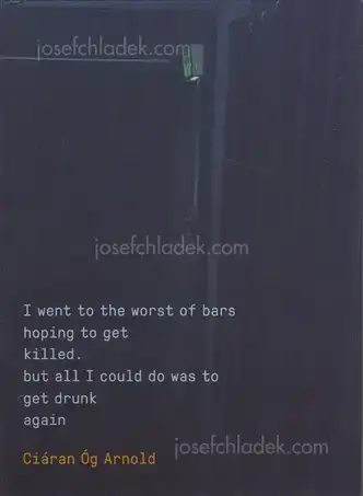 Cover of Ciáran Óg Arnold - I went to the worst of bars hoping to get killed. but all I could do was to get drunk again
