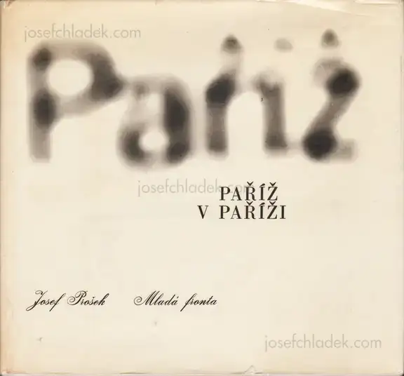 Cover of Josef Prošek - Paříž v Paříži