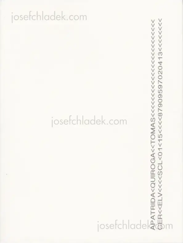 Cover of Tomás Quiroga - Apátrida