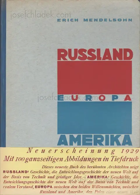 Cover of Erich Mendelsohn - Russland, Europa, Amerika
