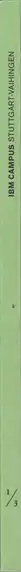 Book spine: Andreas Gehrke - IBM Campus 1972–2009, Stuttgart-Vaihingen
