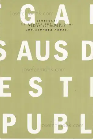 Cover of Christopher Anhalt - Stuttgart - 28 Photos aus dem Südwesten der Republik