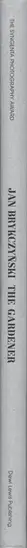 Book spine: Jan Brykczynski - The Gardener