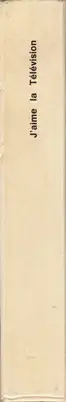 Book spine: Max Egly & Franck Horvat - J'aime la Télévision