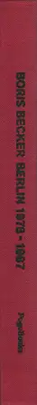 Book spine: Boris Becker - Berlin, 1978-1987