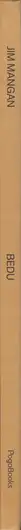 Book spine: Jim Mangan - BEDU