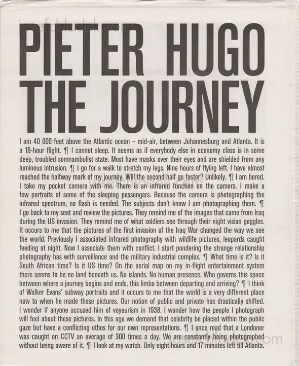 Cover of Pieter Hugo - The Journey