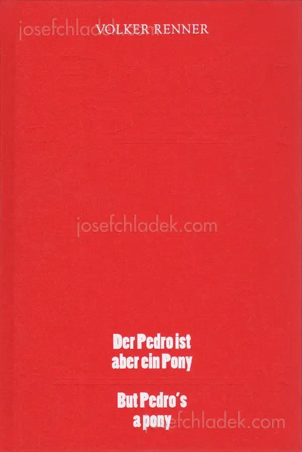 Cover of Volker Renner - Der Pedro ist aber ein Pony - But Pedro’s a pony