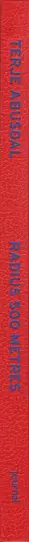 Book spine: Terje Abusdal - Radius 500 Metres