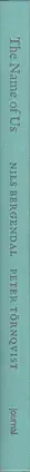 Book spine: Nils Bergendal - The Name of Us