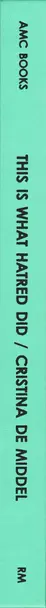 Book spine: Cristina de Middel - This Is What Hatred Did