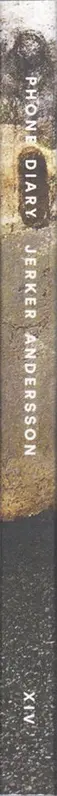 Book spine: Jerker Andersson - Phone diary XIV