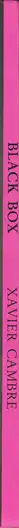 Book spine: Xavier Cambre - Black Box