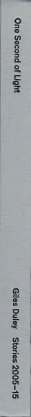 Book spine: Giles Duley - One Second of Light