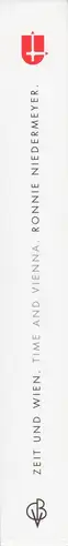 Book spine: Ronnie Niedermeyer - Zeit und Wien / Time and Vienna