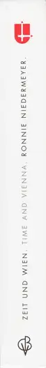 Book spine: Ronnie Niedermeyer - Zeit und Wien / Time and Vienna