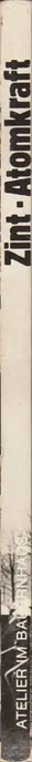 Book spine: Günter Zint, Claus Lutterbeck - Atomkraft (first edition)