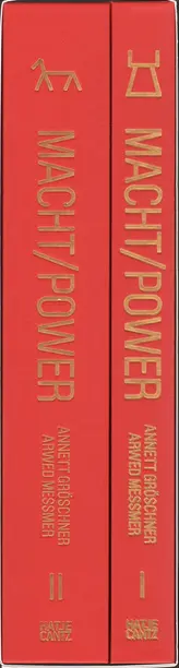 Book spine: Annett Gröschner, Arwed Messmer - Taking Stock of Power - An Other View of the Berlin Wall / Inventarisierung der Macht - Die Berliner Mauer aus anderer Sicht