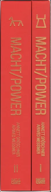 Book spine: Annett Gröschner, Arwed Messmer - Taking Stock of Power - An Other View of the Berlin Wall / Inventarisierung der Macht - Die Berliner Mauer aus anderer Sicht