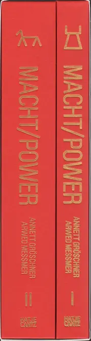 Book spine: Annett Gröschner, Arwed Messmer - Taking Stock of Power - An Other View of the Berlin Wall / Inventarisierung der Macht - Die Berliner Mauer aus anderer Sicht