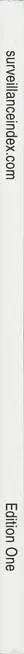 Book spine: Mark Ghuneim (ed.) - Surveillance Index Edition One