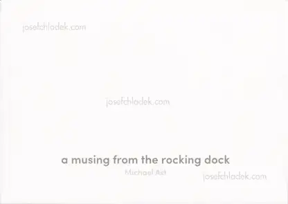 Cover of Michael Ast - a musing from the rocking dock