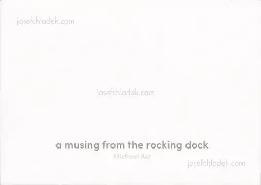 Cover of Michael Ast - a musing from the rocking dock