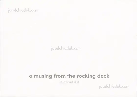 Cover of Michael Ast - a musing from the rocking dock
