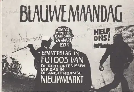 Cover of Various - Blauwe maandag. Omdat mijn huis daar stond 24 maart 1975