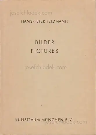 Cover of Hans-Peter Feldmann - Bilder / Pictures. Kunstraum München, 4.3.-31.2.1975.